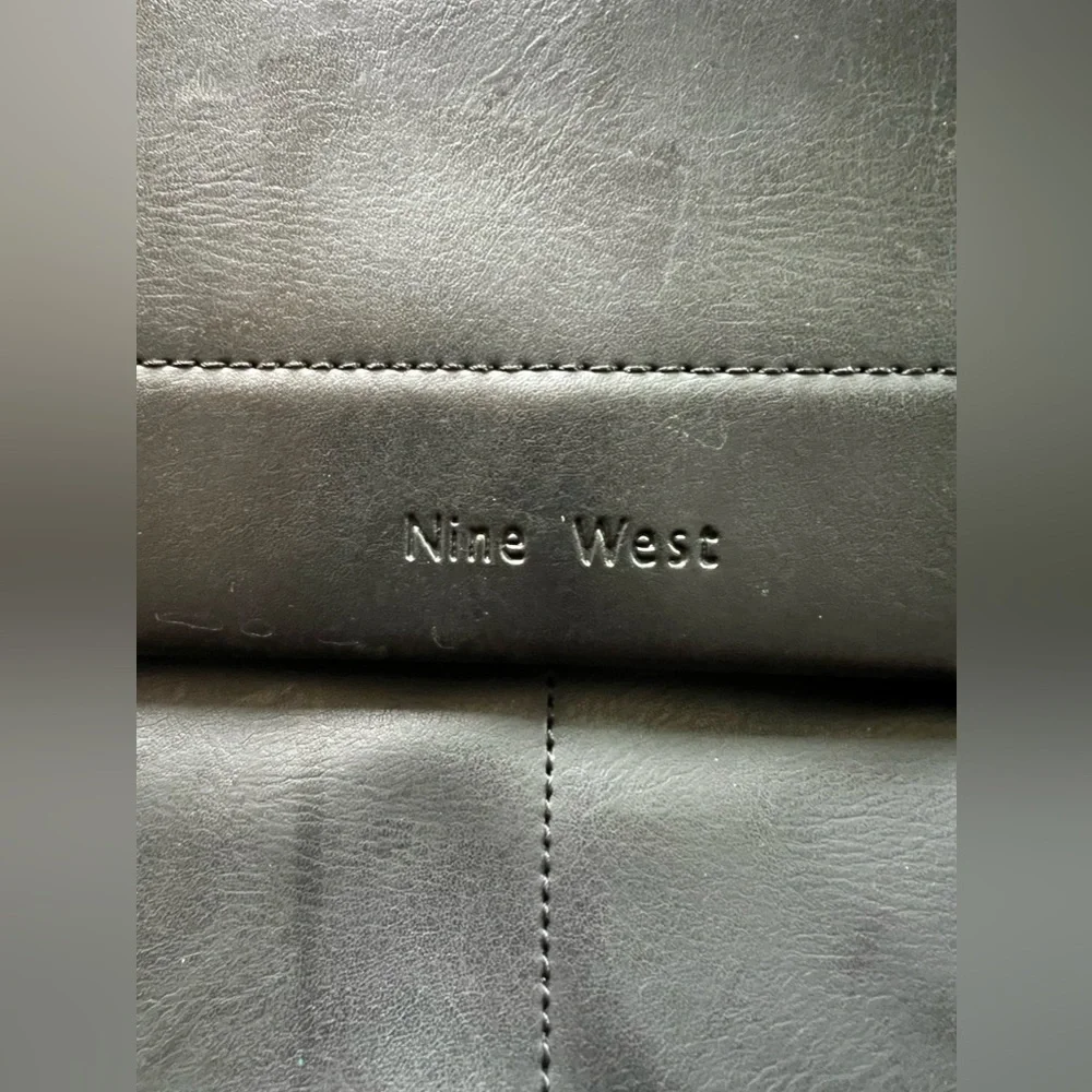 Nine West Laptop Bag Faux Leather With Adjustable Shoulder Strap